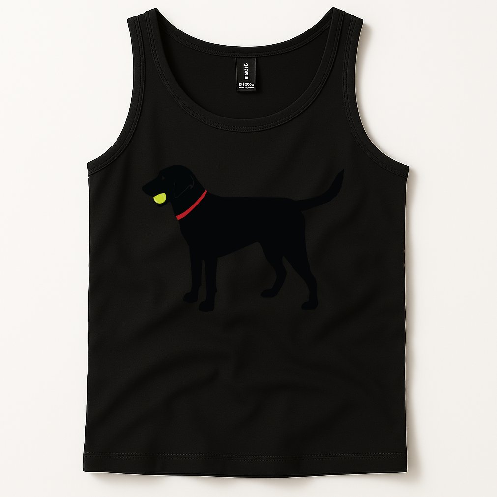 Labrador Retriever Fetch Black Lab Play Ball Tank Top