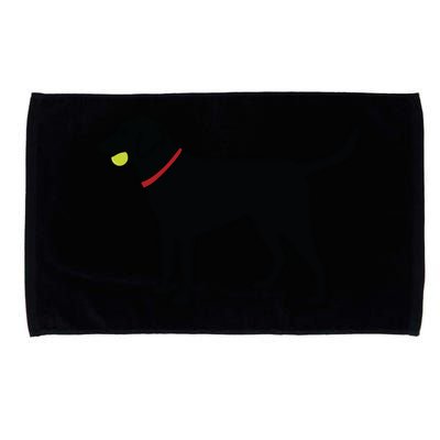 Labrador Retriever Fetch Black Lab Play Ball Microfiber Hand Towel