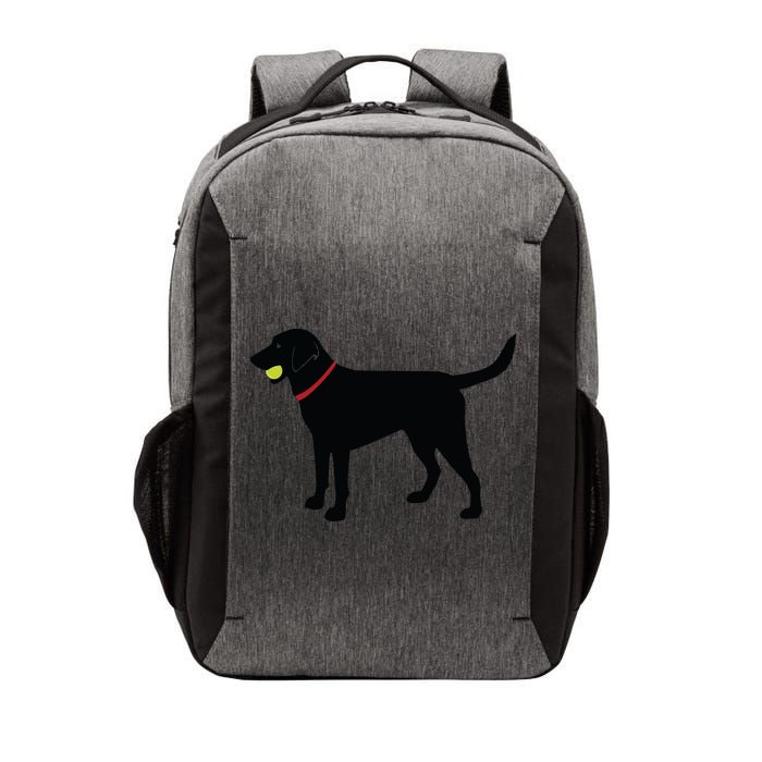 Labrador Retriever Fetch Black Lab Play Ball Vector Backpack