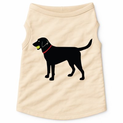 Labrador Retriever Fetch Black Lab Play Ball Doggie Tank
