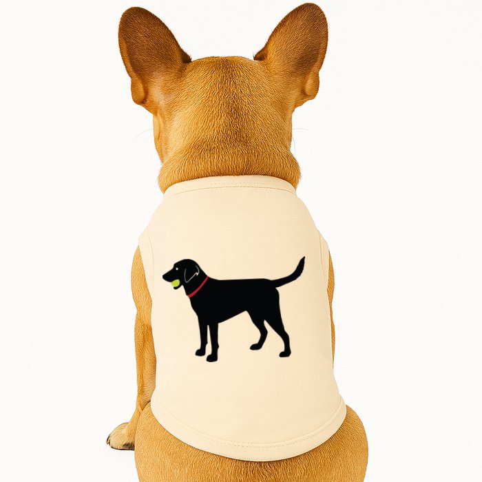 Labrador Retriever Fetch Black Lab Play Ball Doggie Tank