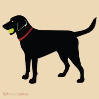 Labrador Retriever Fetch Black Lab Play Ball Full-Length Apron With Pockets