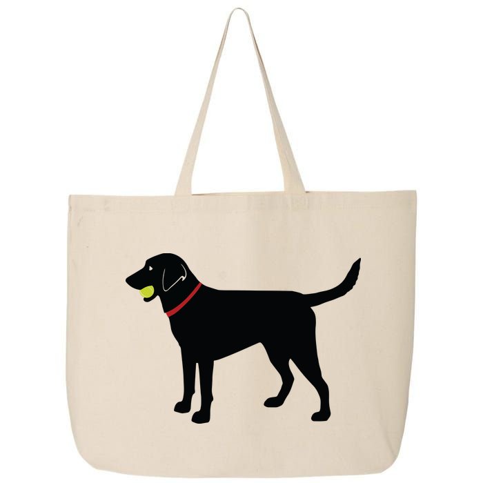 Labrador Retriever Fetch Black Lab Play Ball 25L Jumbo Tote