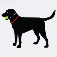 Labrador Retriever Fetch Black Lab Play Ball Garment-Dyed Sweatshirt