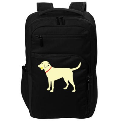 Labrador Retriever Fetch Yellow Lab Play Ball Impact Tech Backpack