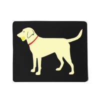 Labrador Retriever Fetch Yellow Lab Play Ball Mousepad