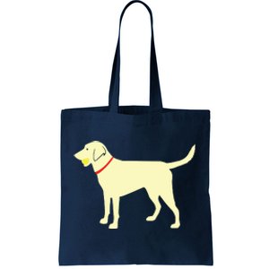 Labrador Retriever Fetch Yellow Lab Play Ball Tote Bag