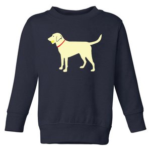 Labrador Retriever Fetch Yellow Lab Play Ball Toddler Sweatshirt