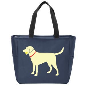 Labrador Retriever Fetch Yellow Lab Play Ball Zip Tote Bag