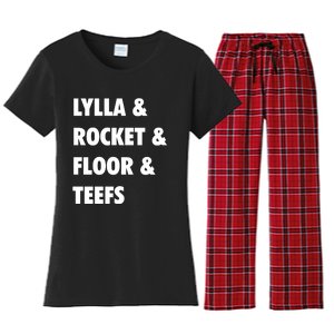 LYLLA & ROCKET & FLOOR & TEEFS Women's Flannel Pajama Set