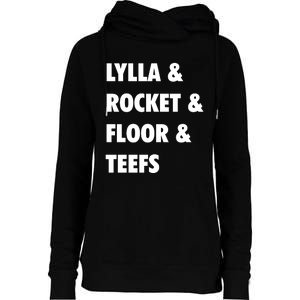 LYLLA & ROCKET & FLOOR & TEEFS Womens Funnel Neck Pullover Hood