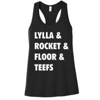 LYLLA & ROCKET & FLOOR & TEEFS Women's Racerback Tank