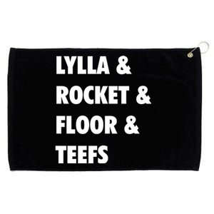 LYLLA & ROCKET & FLOOR & TEEFS Grommeted Golf Towel