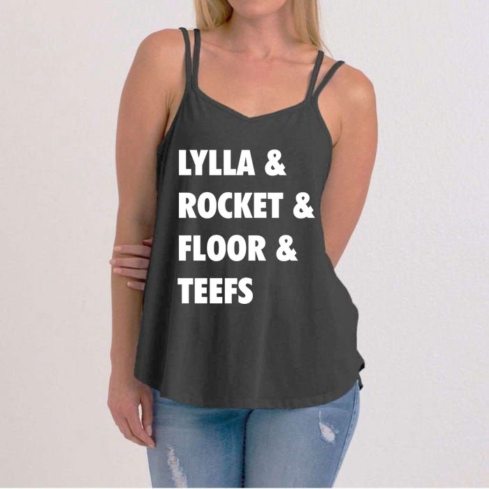 LYLLA & ROCKET & FLOOR & TEEFS Women's Strappy Tank