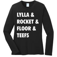 LYLLA & ROCKET & FLOOR & TEEFS Ladies Long Sleeve Shirt