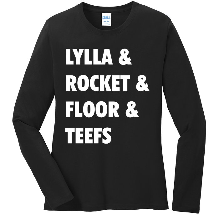 LYLLA & ROCKET & FLOOR & TEEFS Ladies Long Sleeve Shirt