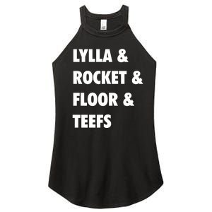 LYLLA & ROCKET & FLOOR & TEEFS Women's Perfect Tri Rocker Tank