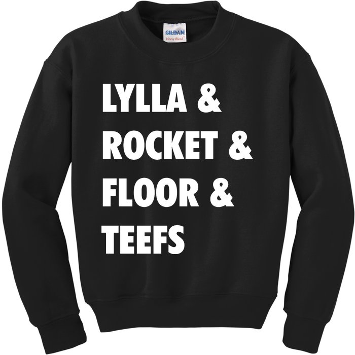 LYLLA & ROCKET & FLOOR & TEEFS Kids Sweatshirt