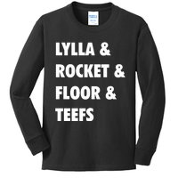 LYLLA & ROCKET & FLOOR & TEEFS Kids Long Sleeve Shirt