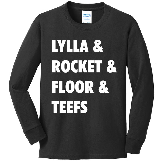 LYLLA & ROCKET & FLOOR & TEEFS Kids Long Sleeve Shirt