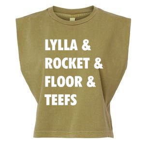 LYLLA & ROCKET & FLOOR & TEEFS Garment-Dyed Women's Muscle Tee