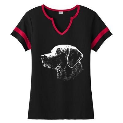 Labrador Retriever Gifts Lab Dog Ladies Halftime Notch Neck Tee