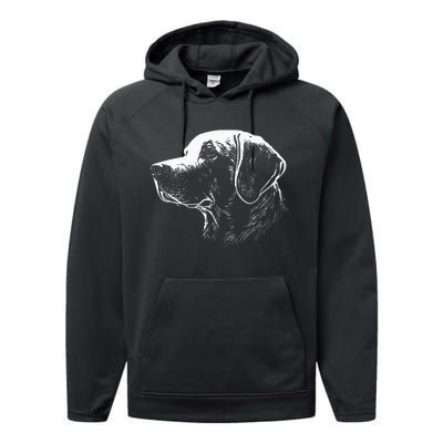 Labrador Retriever Gifts Lab Dog Performance Fleece Hoodie