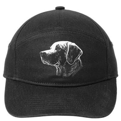 Labrador Retriever Gifts Lab Dog 7-Panel Snapback Hat