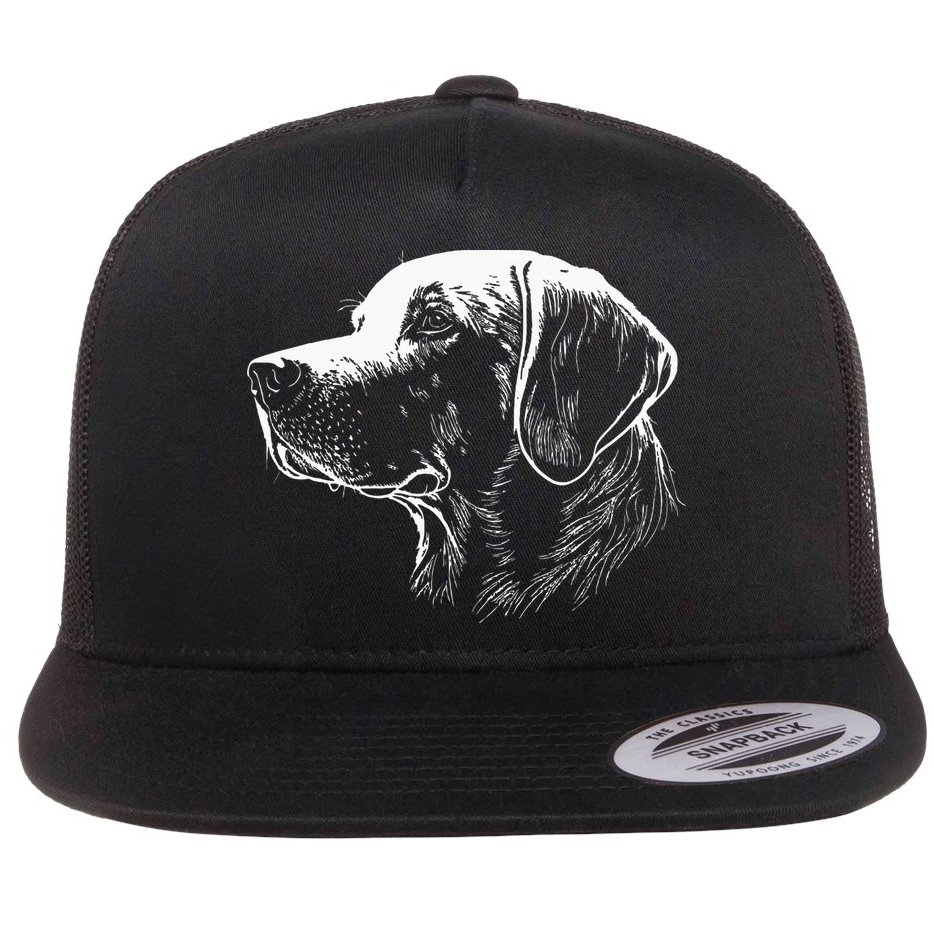 Labrador Retriever Gifts Lab Dog Flat Bill Trucker Hat