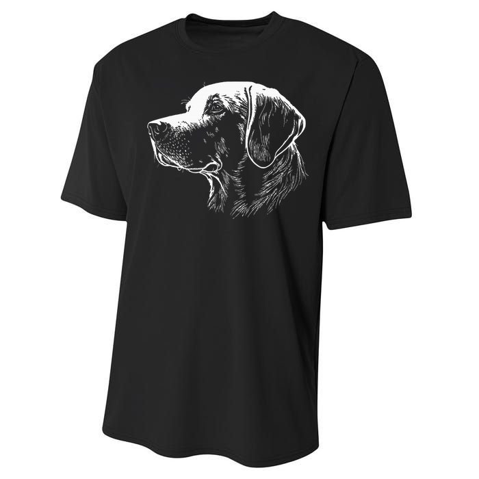 Labrador Retriever Gifts Lab Dog Performance Sprint T-Shirt