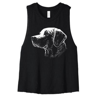 Labrador Retriever Gifts Lab Dog Women's Racerback Cropped Tank