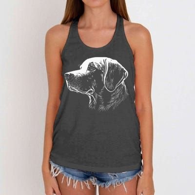 Labrador Retriever Gifts Lab Dog Women's Knotted Racerback Tank