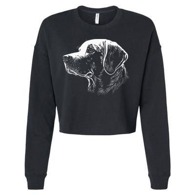 Labrador Retriever Gifts Lab Dog Cropped Pullover Crew