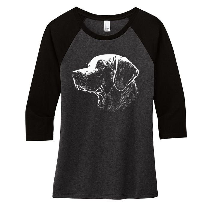 Labrador Retriever Gifts Lab Dog Women's Tri-Blend 3/4-Sleeve Raglan Shirt