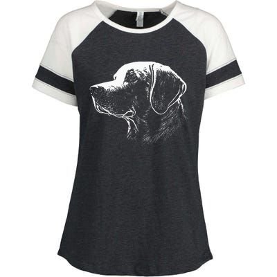 Labrador Retriever Gifts Lab Dog Enza Ladies Jersey Colorblock Tee