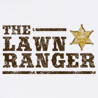 Lawn Ranger Grass Mower Mowing FatherS Day Gardening Cooling Performance Crew T-Shirt