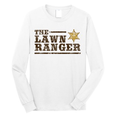 Lawn Ranger Grass Mower Mowing FatherS Day Gardening Long Sleeve Shirt