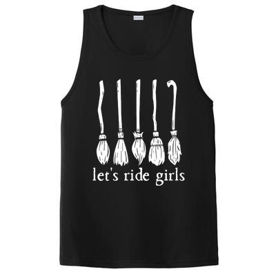 Lets Ride Girls Witches Halloween Sanderson Sister PosiCharge Competitor Tank