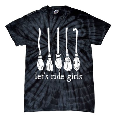 Lets Ride Girls Witches Halloween Sanderson Sister Tie-Dye T-Shirt