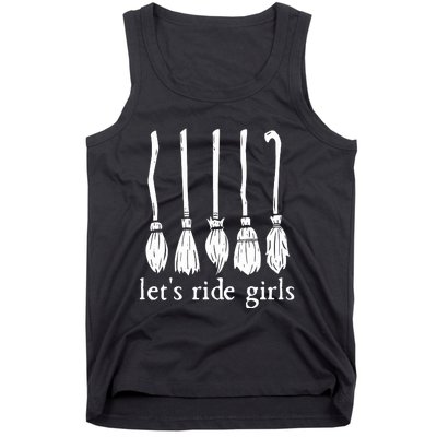 Lets Ride Girls Witches Halloween Sanderson Sister Tank Top