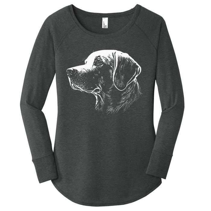 Labrador Retriever Gifts Lab Dog Women's Perfect Tri Tunic Long Sleeve Shirt