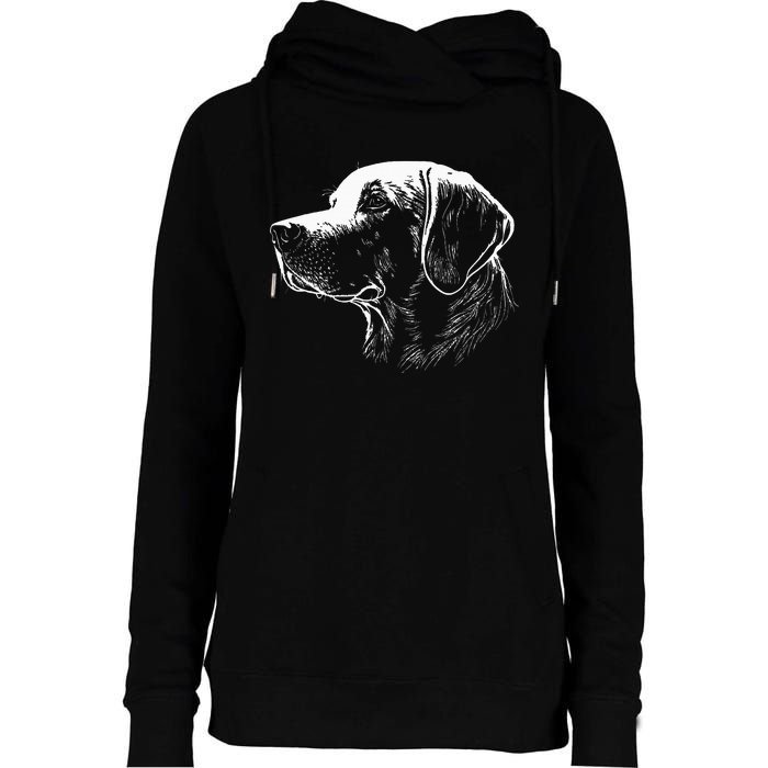 Labrador Retriever Gifts Lab Dog Womens Funnel Neck Pullover Hood