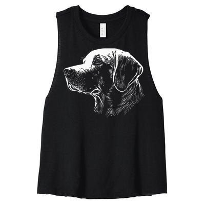 Labrador Retriever Gifts Lab Dog Women's Racerback Cropped Tank