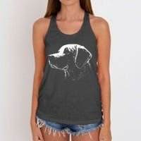 Labrador Retriever Gifts Lab Dog Women's Knotted Racerback Tank