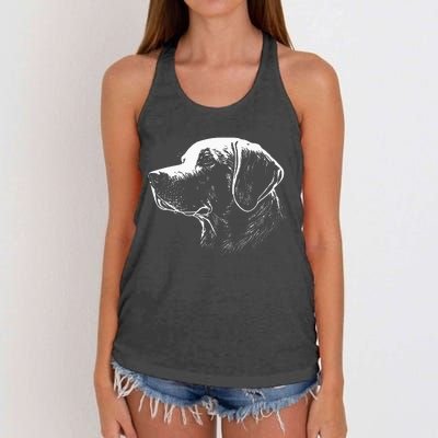 Labrador Retriever Gifts Lab Dog Women's Knotted Racerback Tank