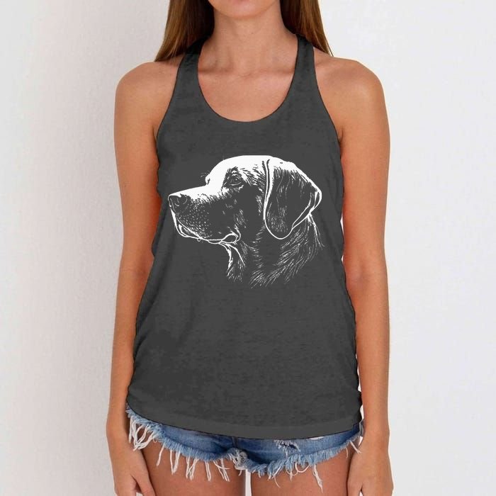 Labrador Retriever Gifts Lab Dog Women's Knotted Racerback Tank