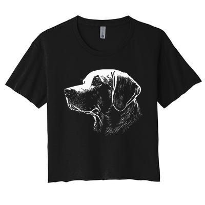 Labrador Retriever Gifts Lab Dog Women's Crop Top Tee