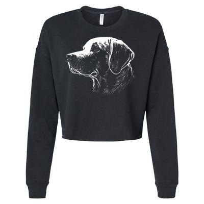 Labrador Retriever Gifts Lab Dog Cropped Pullover Crew