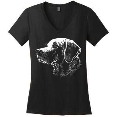 Labrador Retriever Gifts Lab Dog Women's V-Neck T-Shirt