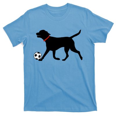 Labrador Retriever Great Gift Play Soccer Black Lab Soccer T-Shirt